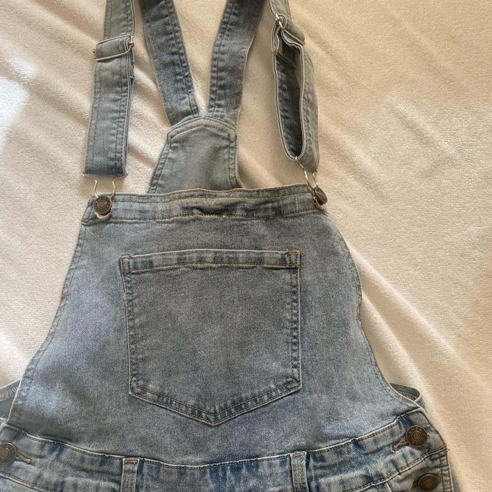 Overall Denim Wide Leg